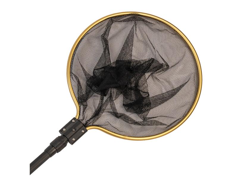 Kobre®Pond Kescher rund, Ø 40 cm, teleskopierbar Robuster und handlicher Teichkescher mit ausziehbarem Teleskopstiel