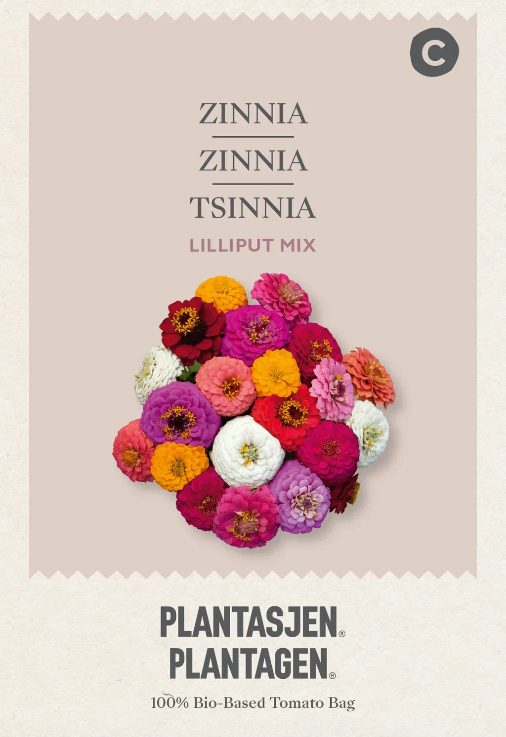Zinnia elegans Zinnia 'Lilliput Mix'