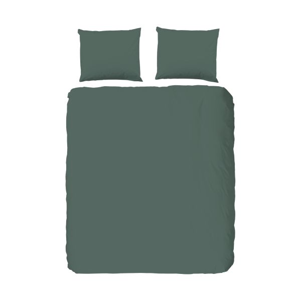 Muller Textiel Good Morning Cotton Dekbedovertrek Light Grey 200 x 220 cm