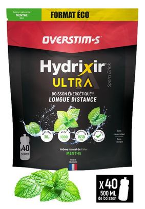 Boisson énergétique Overstims Hydrixir Ultra Menthe - 1.6kg