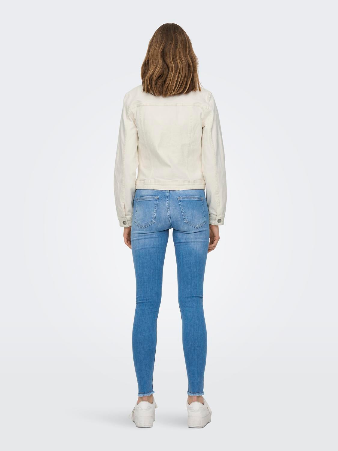 ONLTIA Jeansjacke Ecru