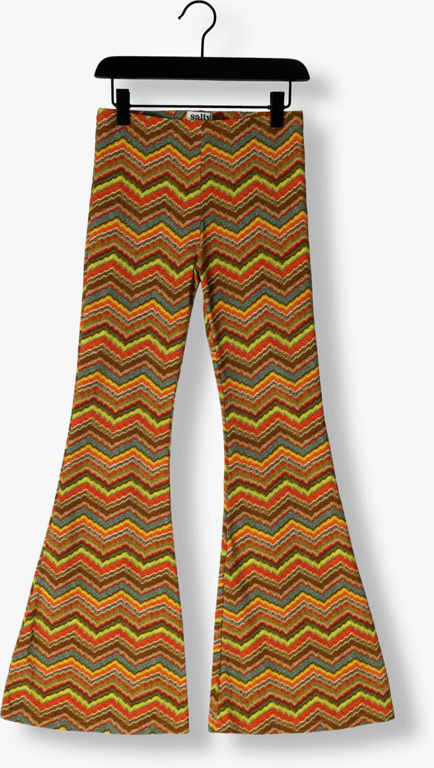 Salty Stitch multi salty stitch flared broek flared legging - ikat