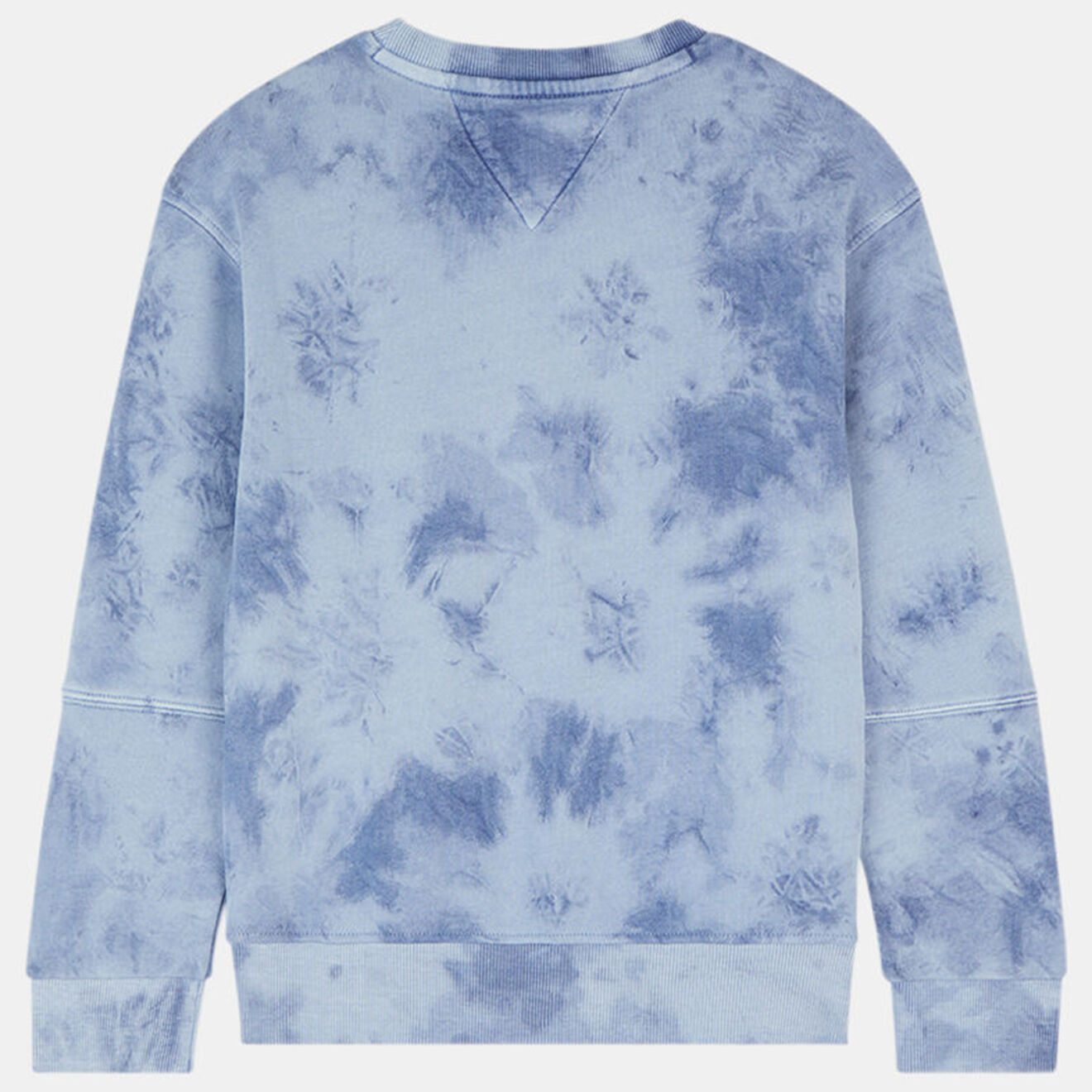 Tommy Hilfiger Sweat en Coton molletonné imprimé tie & dye bleu