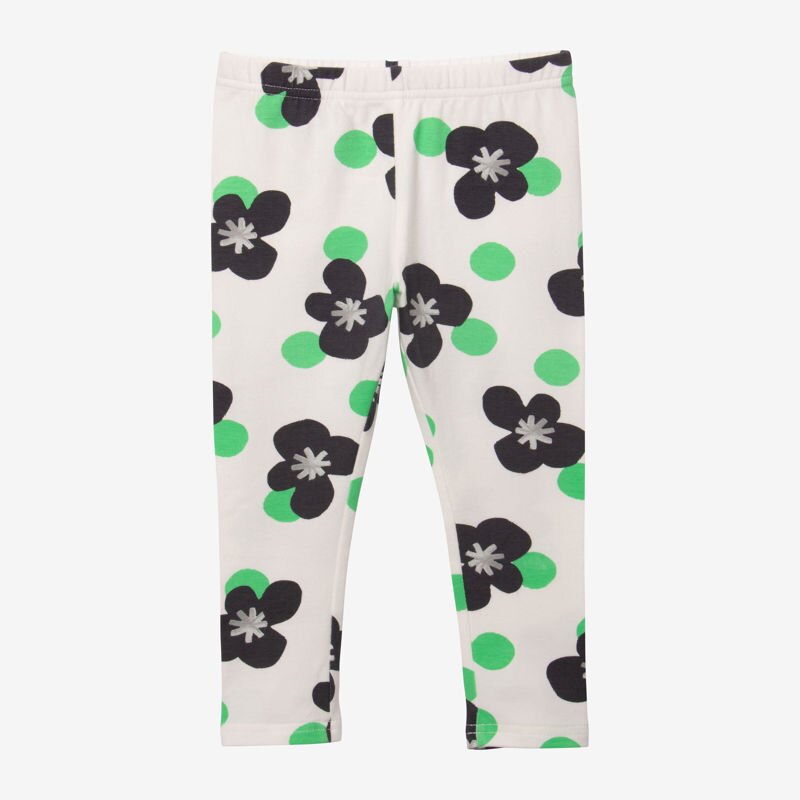 Leggings bébé fille fleurs pop beige Catimini Beige