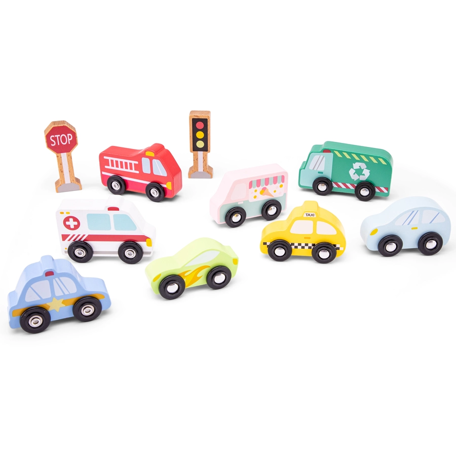 New Classic Toys Spielzeugautos inkl. Holzbox