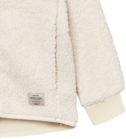 Mini A Ture Fleecejacke - Teddy - MatCedric - Angora Cream