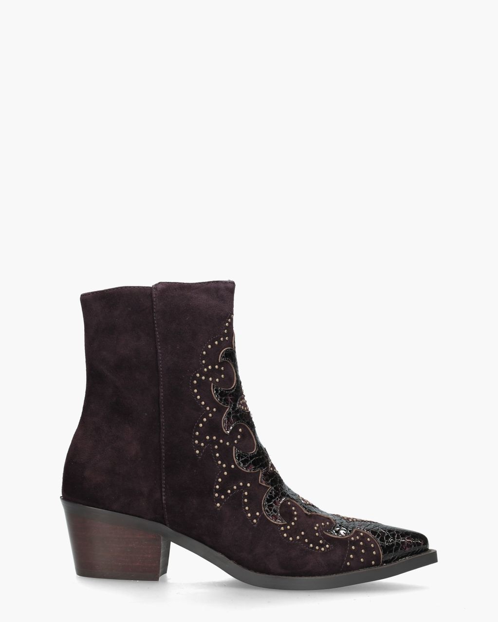 Vivian Ray Carlotta Aubergine Dames Enkelboots