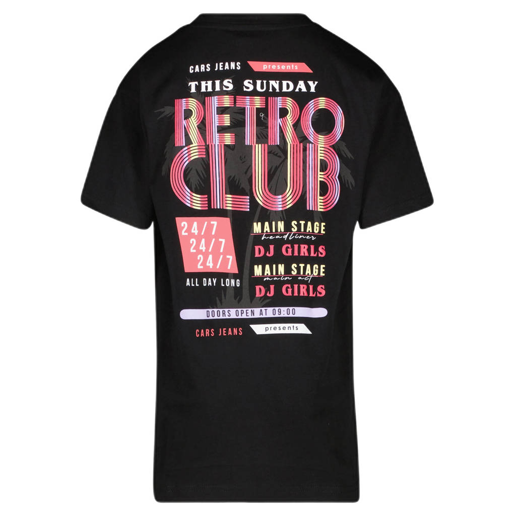 Cars T-shirt BEYSA met backprint zwart