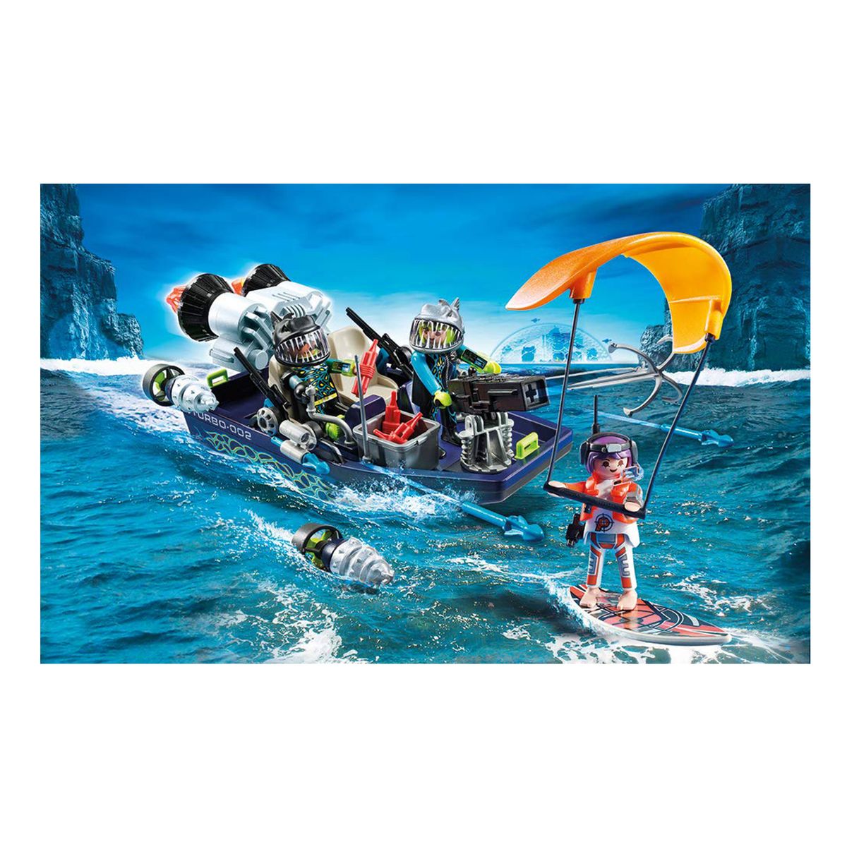 PLAYMOBIL® 70006 - Top Agents - Team S.H.A.R.K. Harpoon Craft