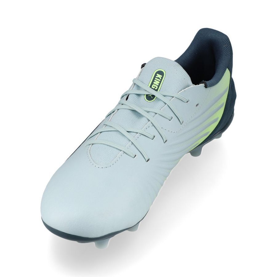 PUMA King Match FG/AG Lights Out - Frosted Dew/Fizzy Apple/Gray Skies Enfant
