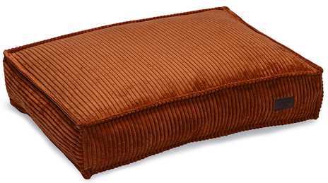 Designed by Lotte hondenkussen Ribbed bruin 70 x 55 x 15 cm