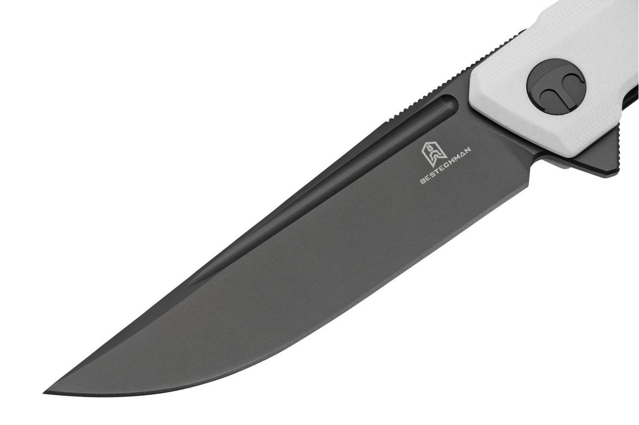 Bestechman Dundee BMK01I White G10, Black D2, zakmes Ostap Hel design