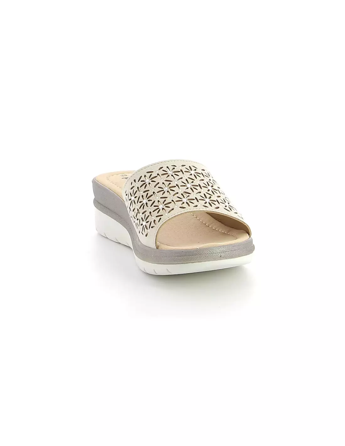 PATRIZIA PAVA 1443 BIC / BEIGE - Mules & sabots Beige
