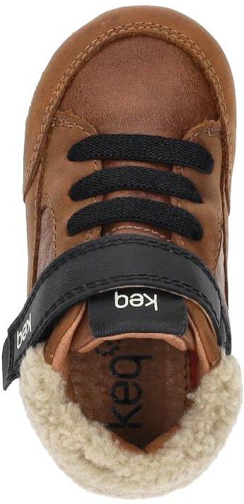 Keq Jongens Baby schoentjes cognac