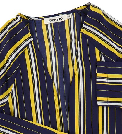 Add to Bag Cardigan - Gelb/Navy