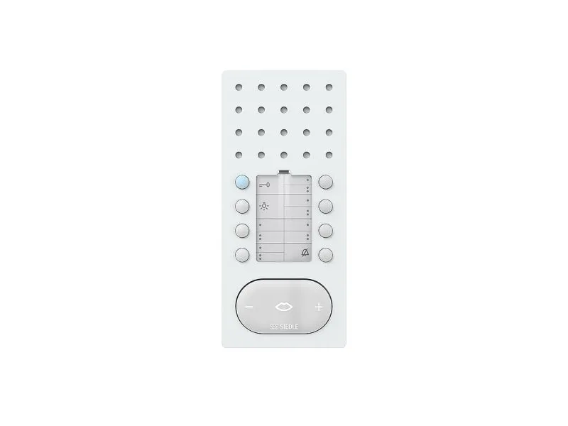Siedle BFC 850-0, Ledningsført, Hvid, Væg, 91 mm, 27 mm, 201 mm
