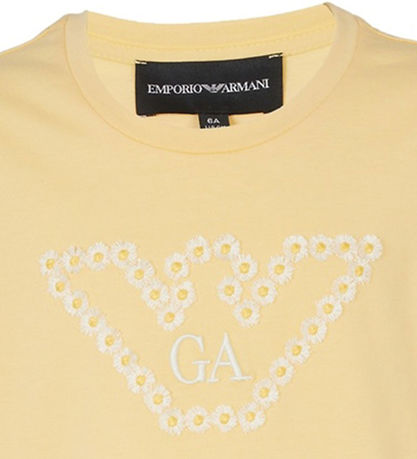 Emporio Armani T-Shirt - Golden Haze m. Logo