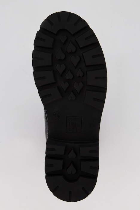 Ara Leder-Stiefeletten, Ziernieten, Reißverschluss