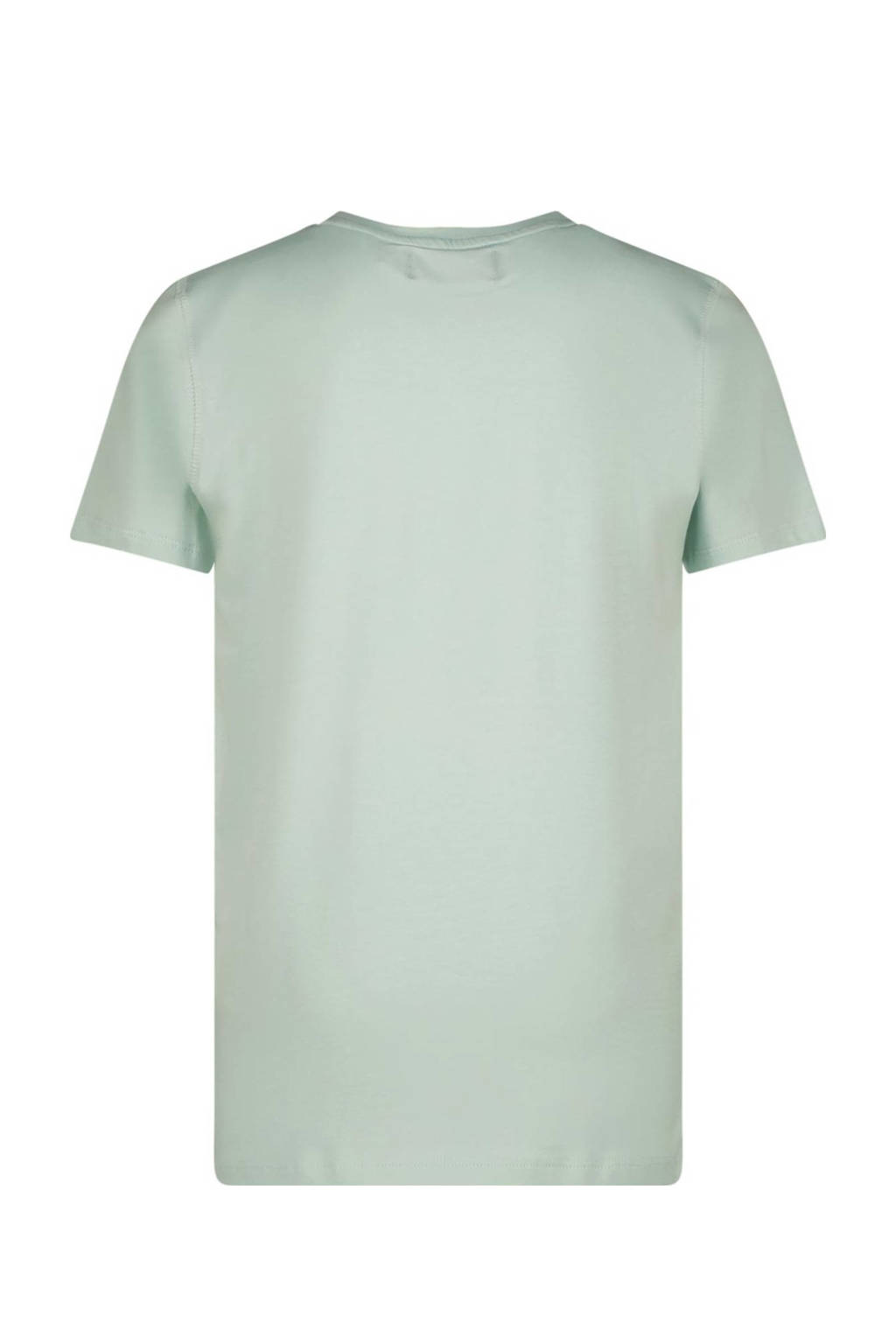 Raizzed T-shirt Huck met logo zacht pistachegroen