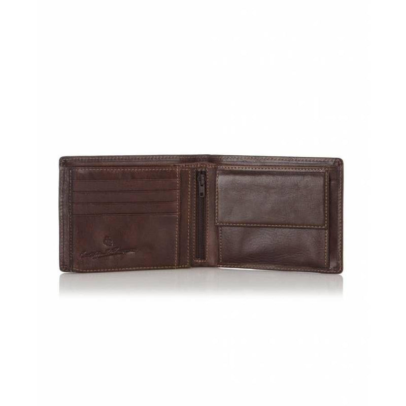 Castelijn & Beerens Gaucho Billfold met binnenrits RFID Protected Mocca