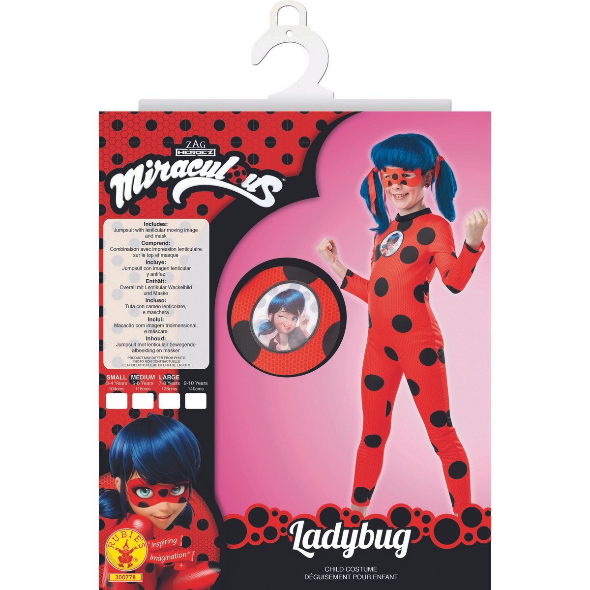Déguisement Miraculous Ladybug taille 14-16 ans