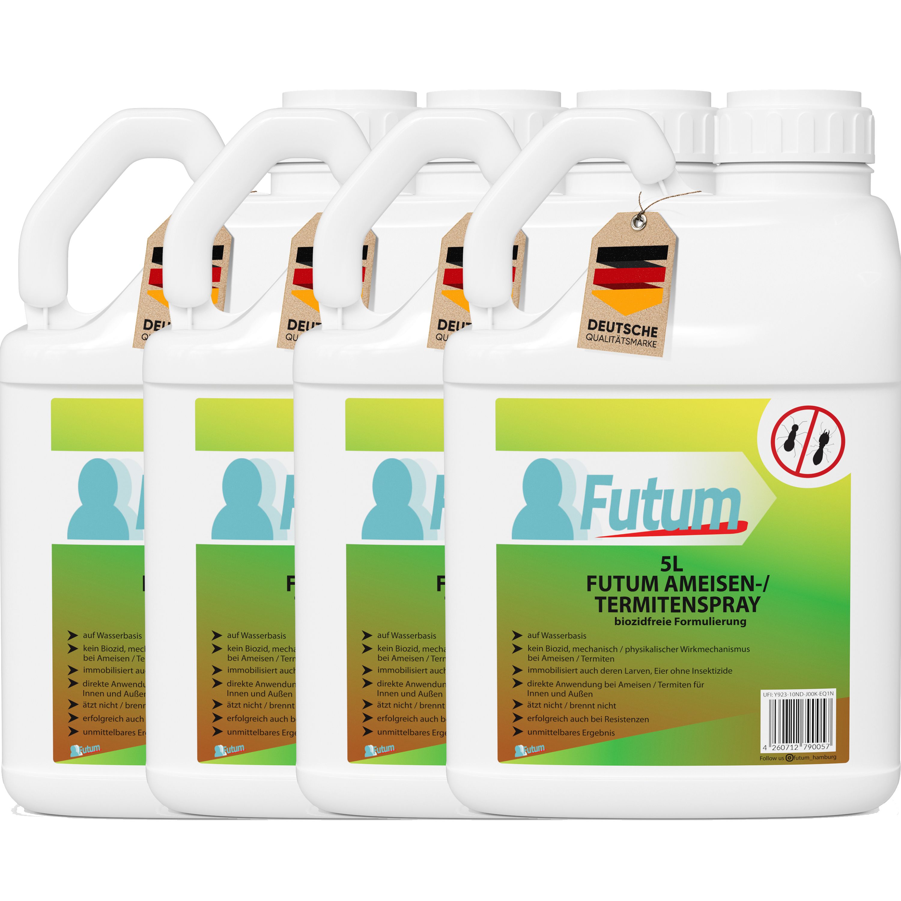 FUTUM 4x5L Ameisen- / Termitenspray