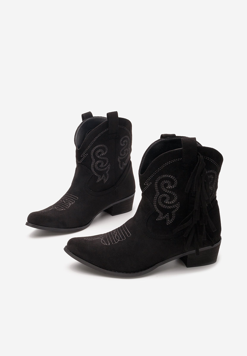 Bottines western femme noires Matesa