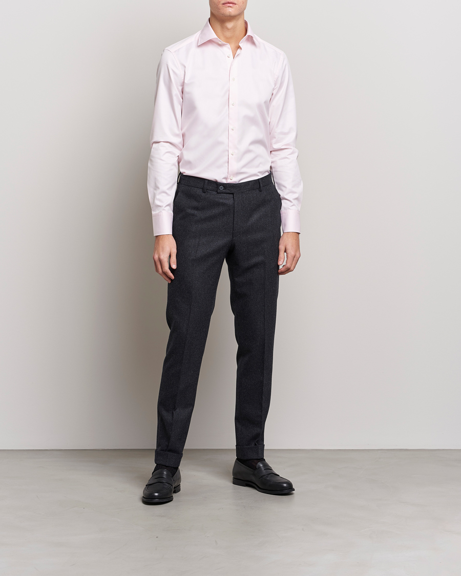 Stenströms Slimline Cut Away Shirt Pink