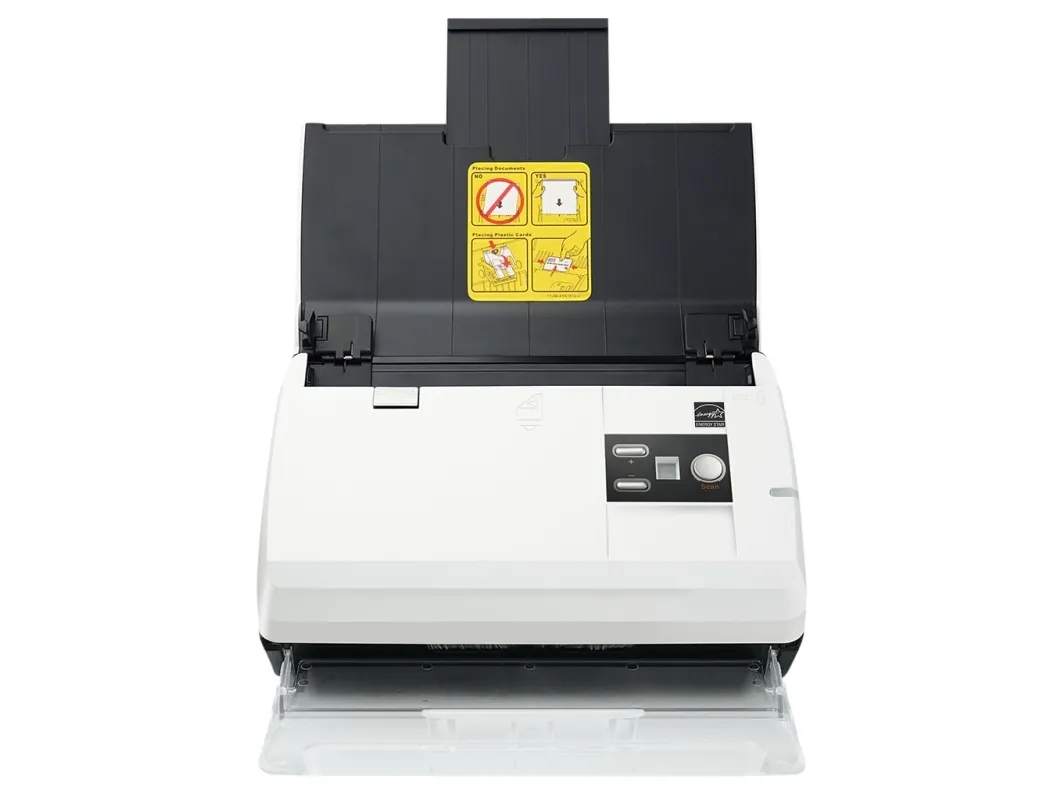 Plustek SmartOffice PN30U - Dokumentscanner - Dual CIS - Duplex - 216 x 5080 mm - 600 dpi x 600 dpi - op til 30 ppm (mono) / op til 30 ppm (farve) - ADF (50 sider) - op til 4000 scanninger pr. dag - USB 2.0, LAN
