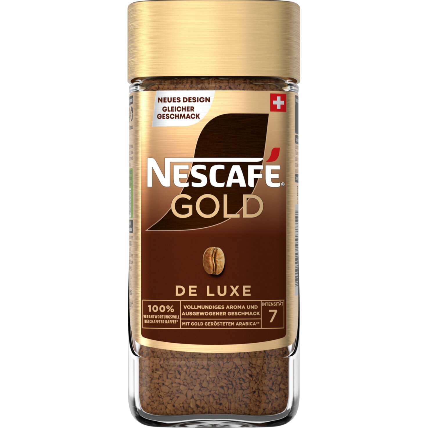 Nescafé Gold De Luxe löslicher Kaffee Glas