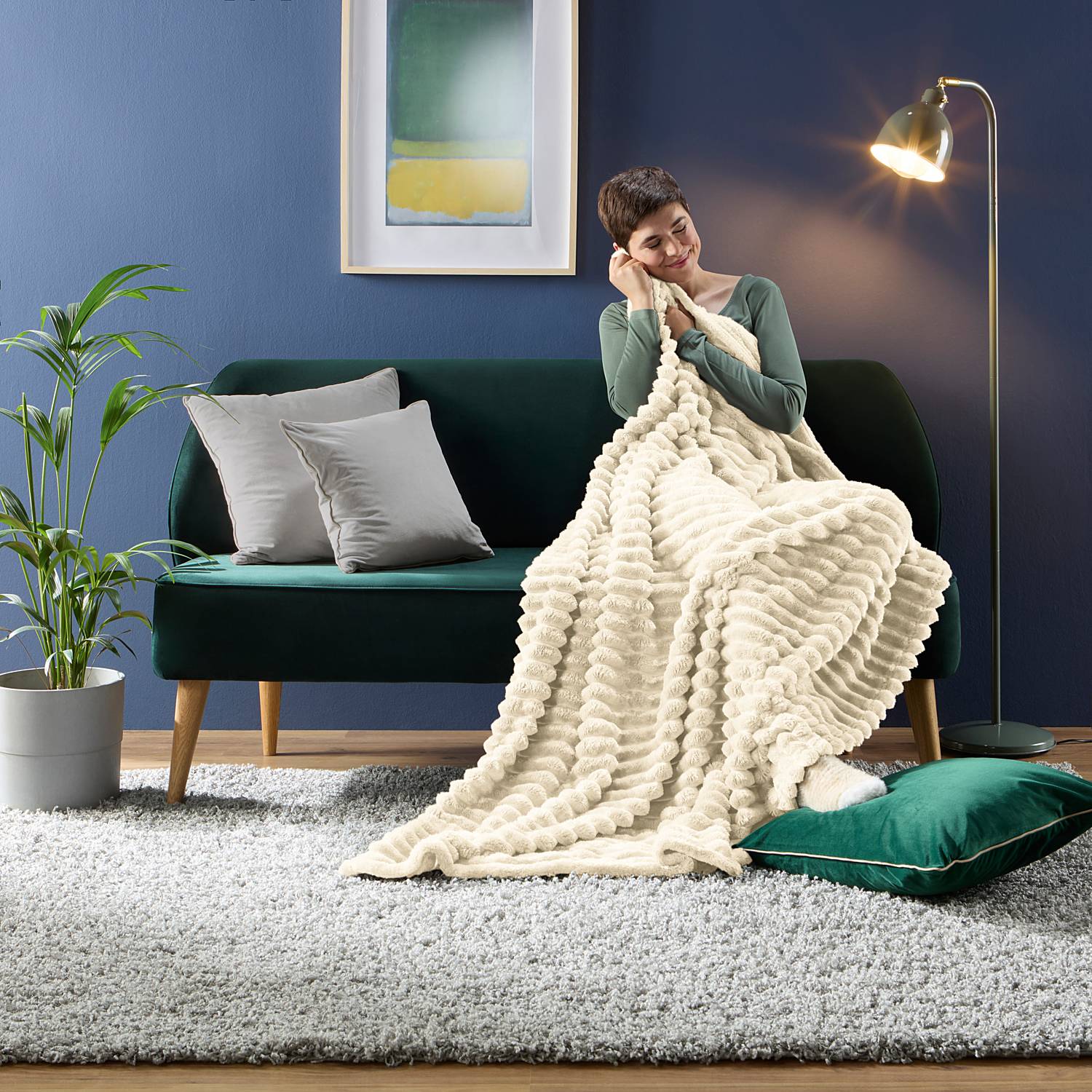 Erwin Müller Fleece Wohndecke 