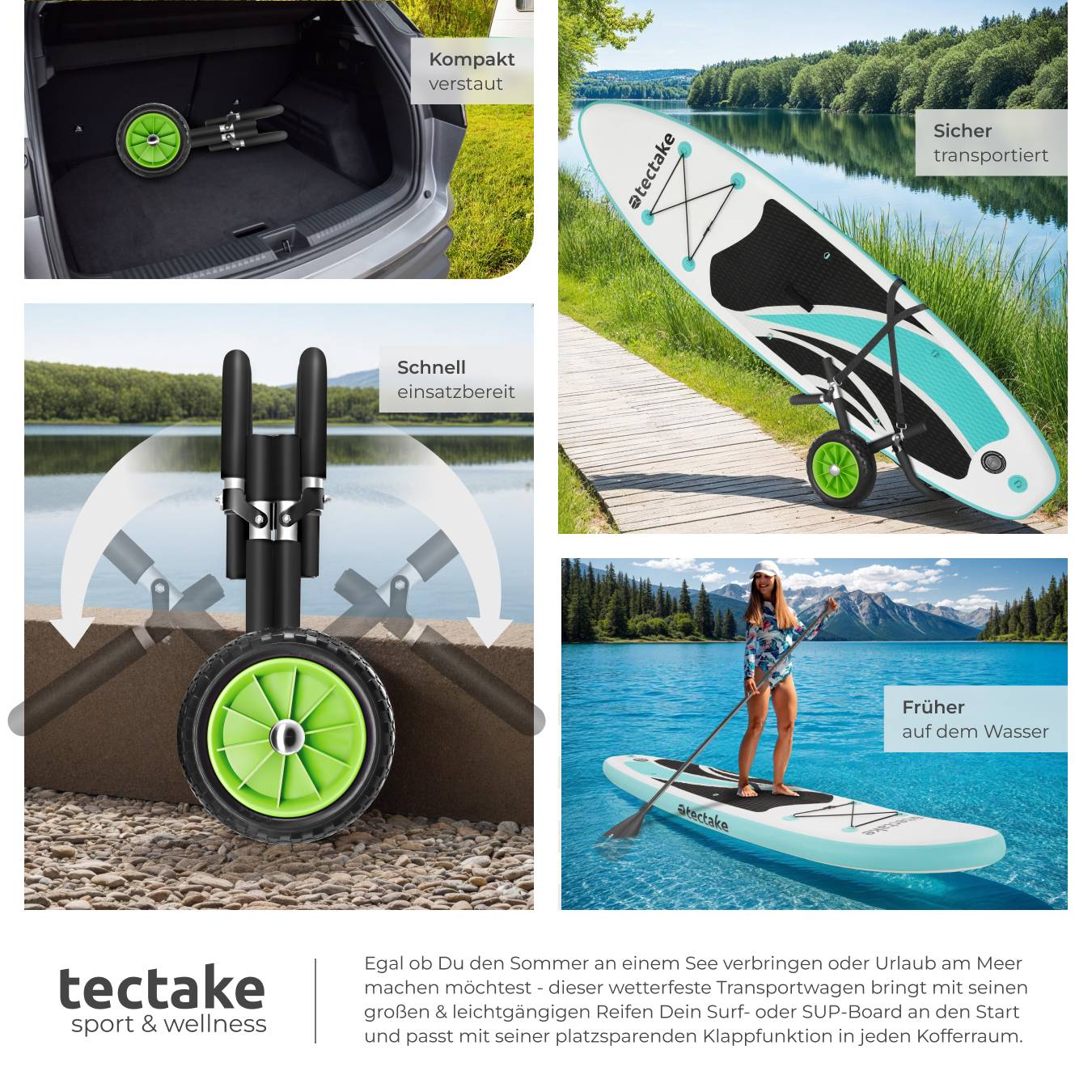 Surfboard Transportwagen WaveWheel
