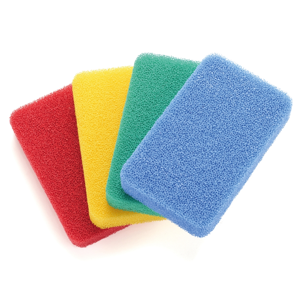 Lot de 4 éponges rectangle silicone