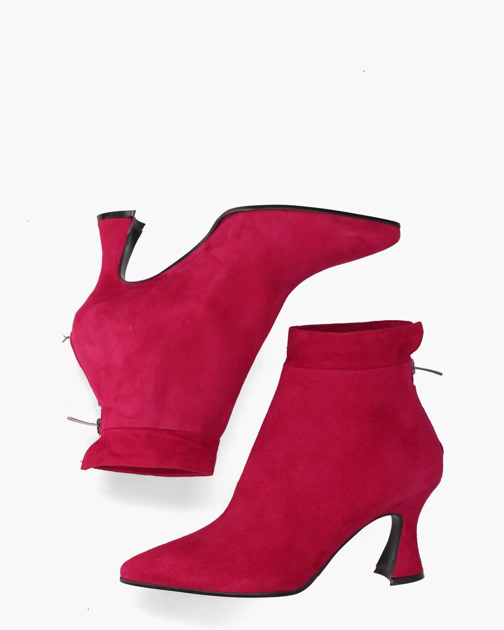 Cypres 9928 Rood Dames Enkelboots