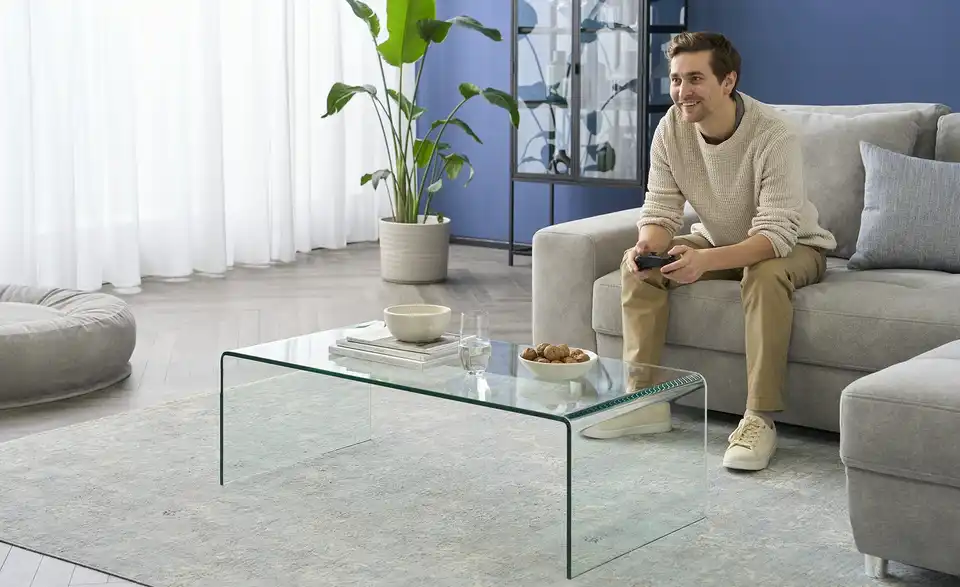 Couchtisch Estremoz 108 cm transparent