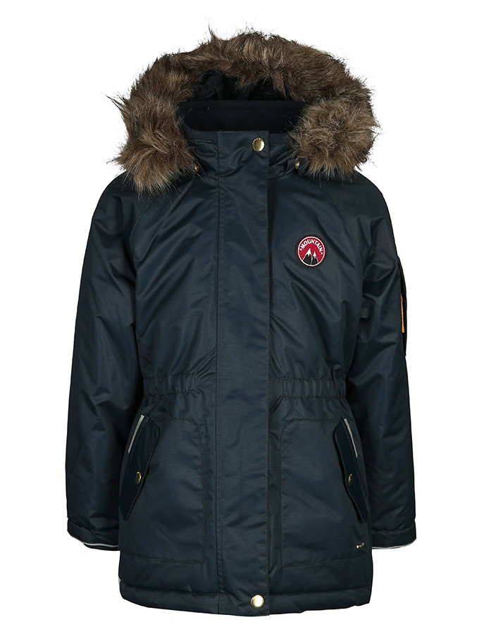 Funktions-Winterparka NMFMALUK mit Kunstfellbesatz in dunkelblau