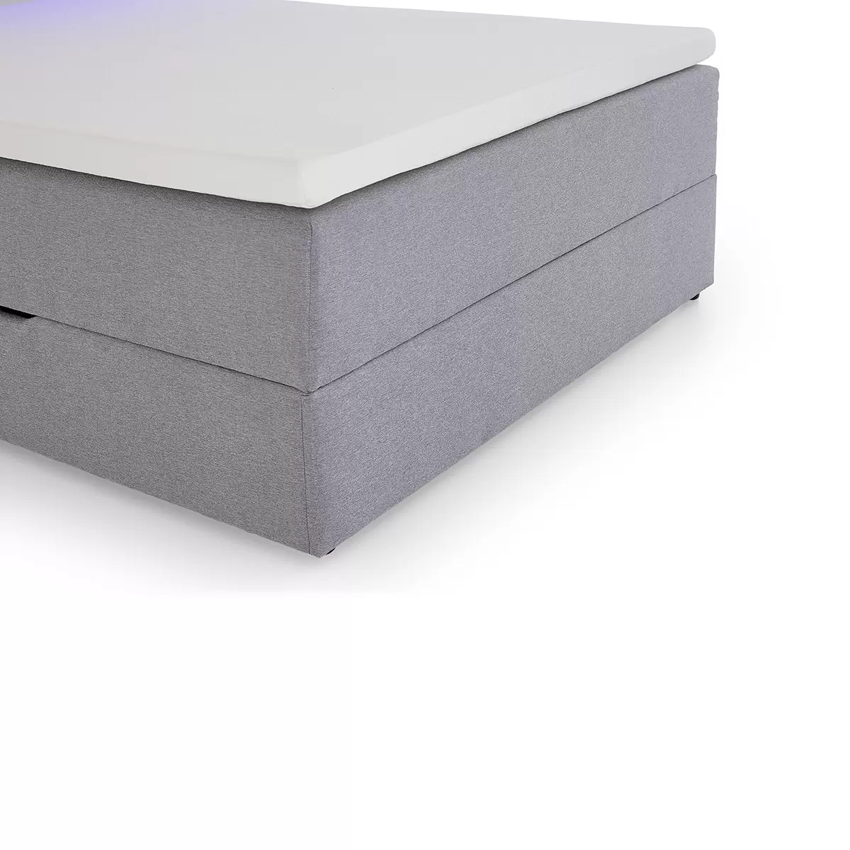 Boxspringbett Caja 140x200 Hellgrau