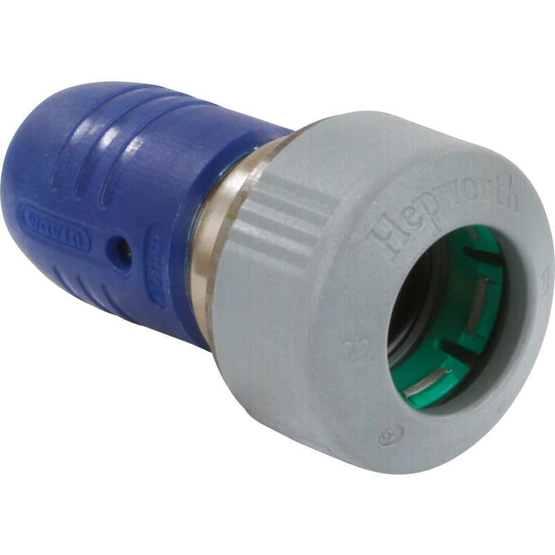 Wavin SmartFIX PPSU koppeling knel messing 22x20mm