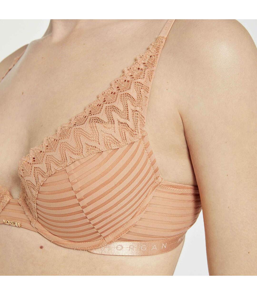 Soutien-gorge ampliforme coque moulée nude Célia