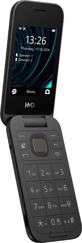 HMD 2660 mobiltelefon (sort)