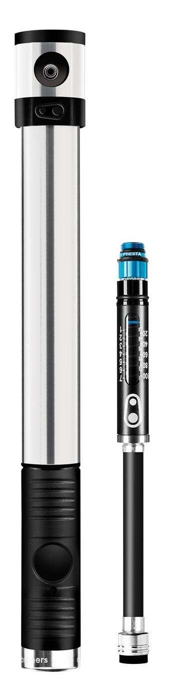 Crankbrothers Klic HV Manometer Minipomp Zilver