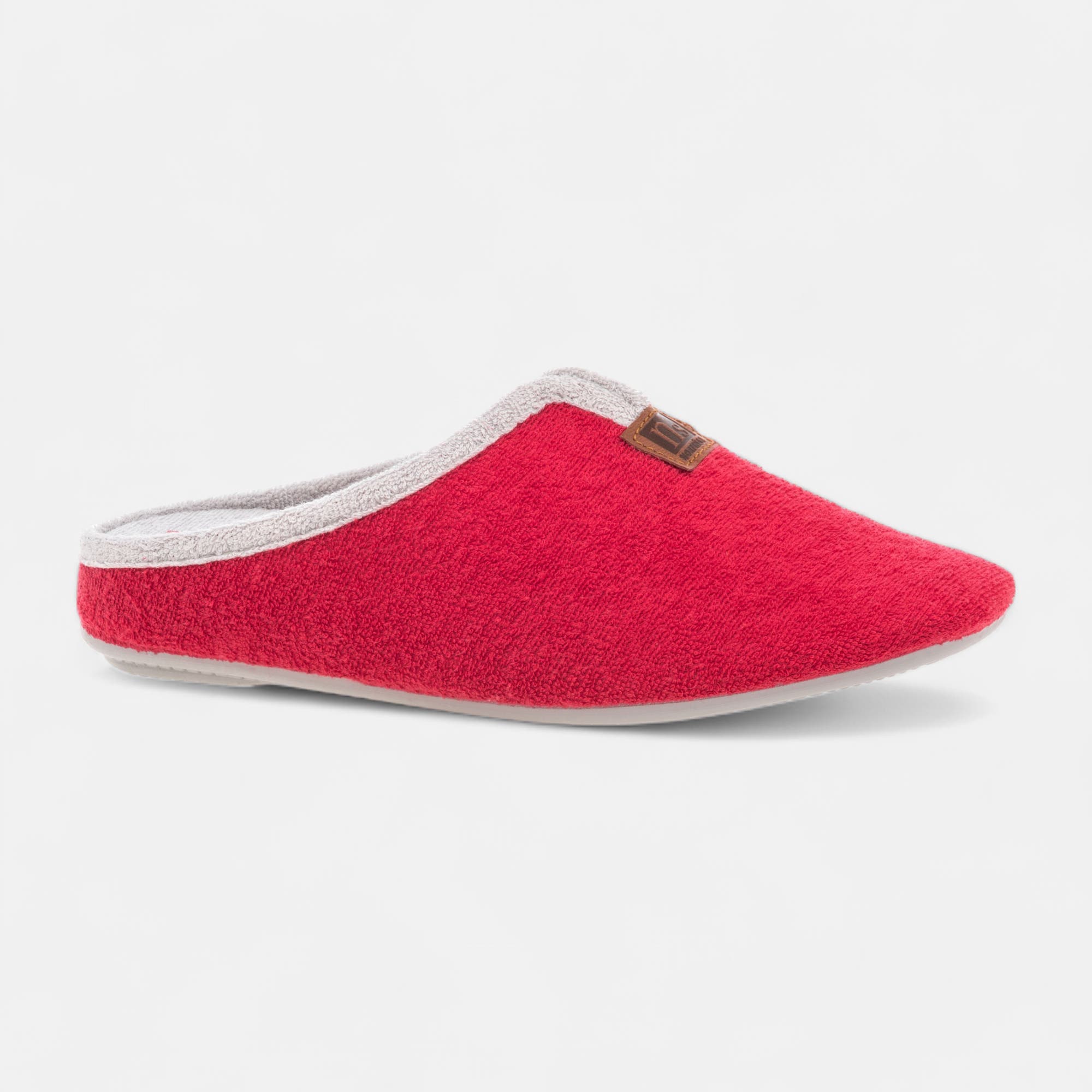 Pantoufles mules Femme rouge