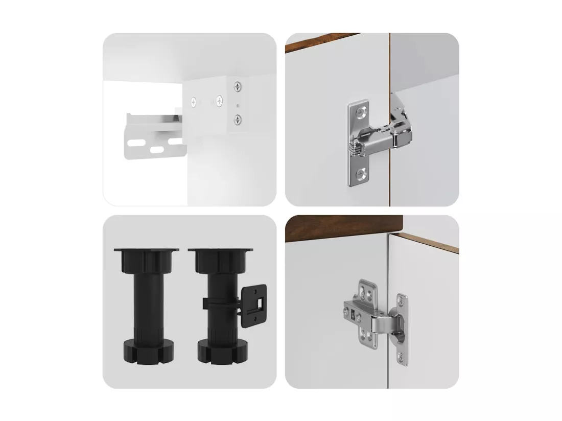 Ensemble d'armoires de cuisine 14 pcs Kalmar bois d'ingénierie