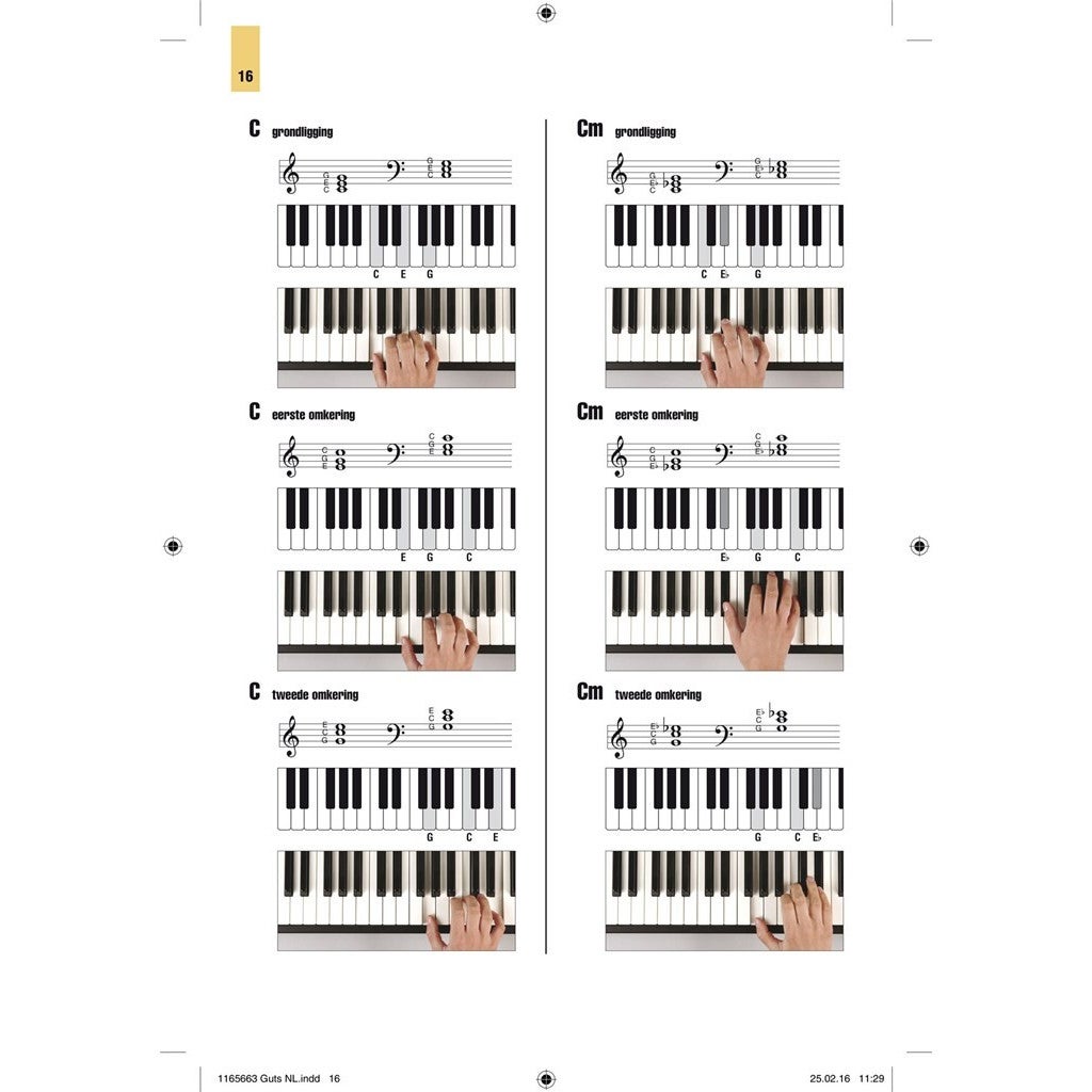 Hal Leonard Akkoorden Deluxe voor Toetsinstrumenten 900 akkoordgrepen in diagrammen en kleurenfoto’s