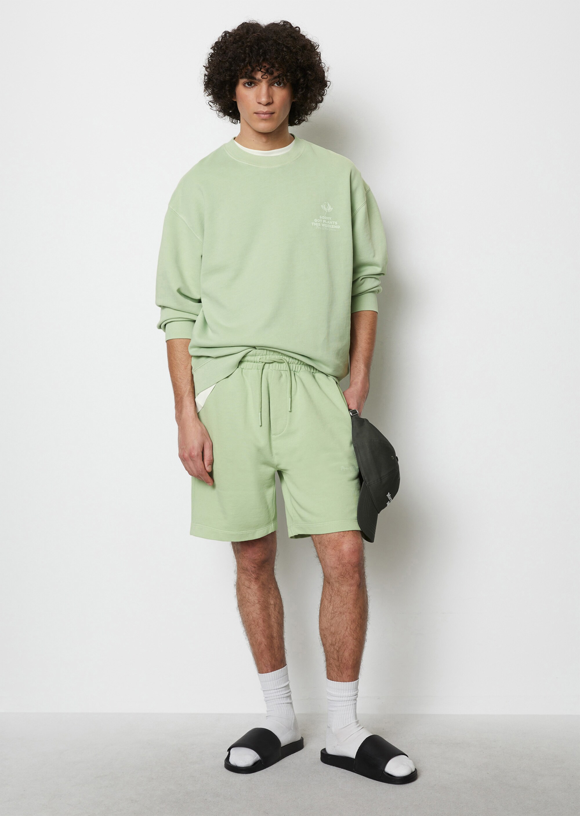 Sweatshorts regular aus reiner Bio-Baumwolle