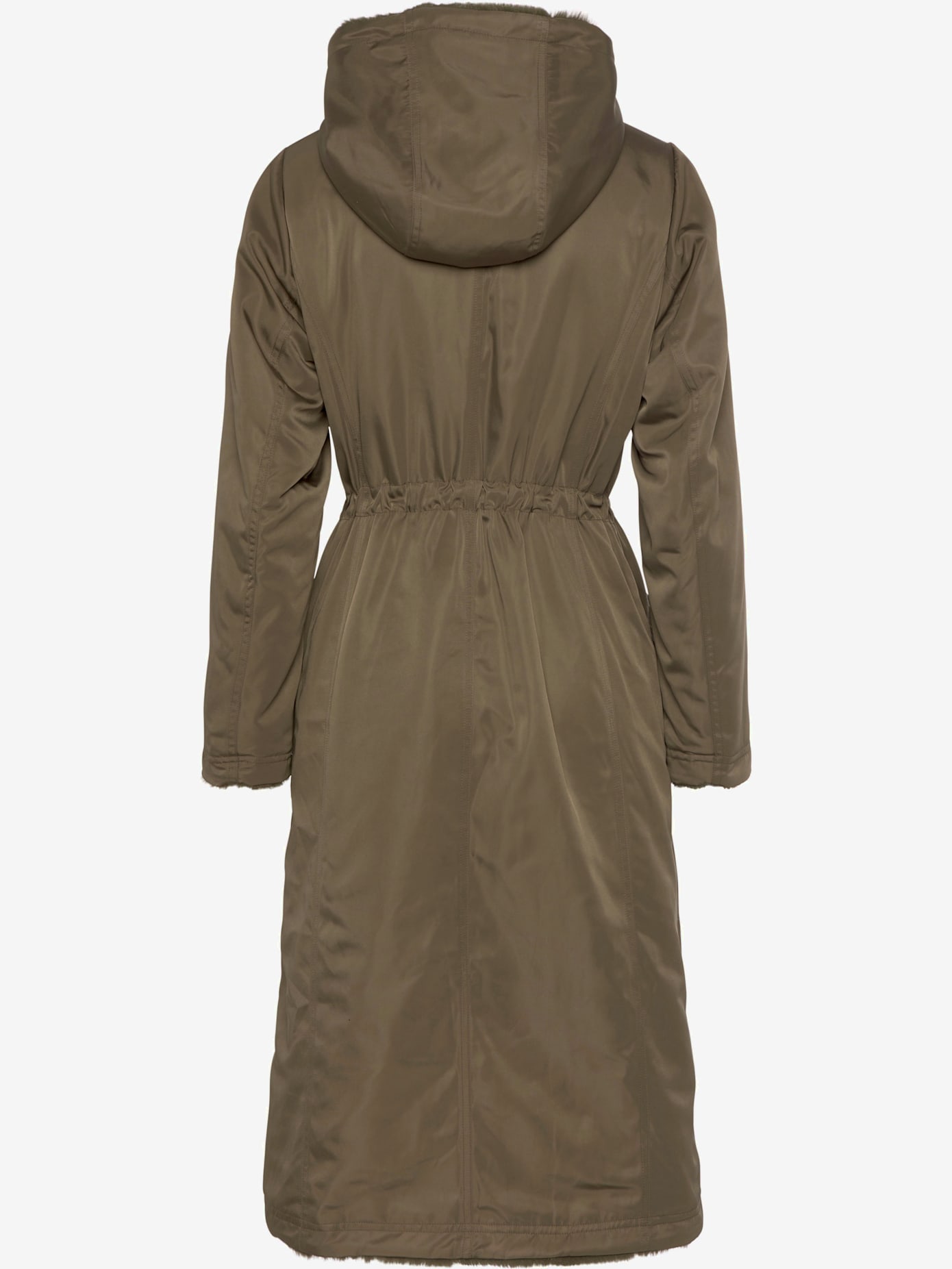 Manteau de mi-saison en imitation fourrure