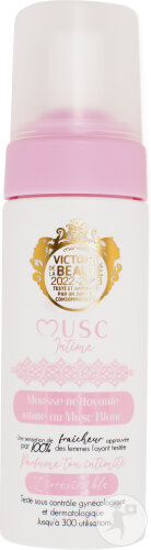 Musc Intime Musc Blanc L’Irrésistible Mousse Nettoyante Intime Flacon 150ml