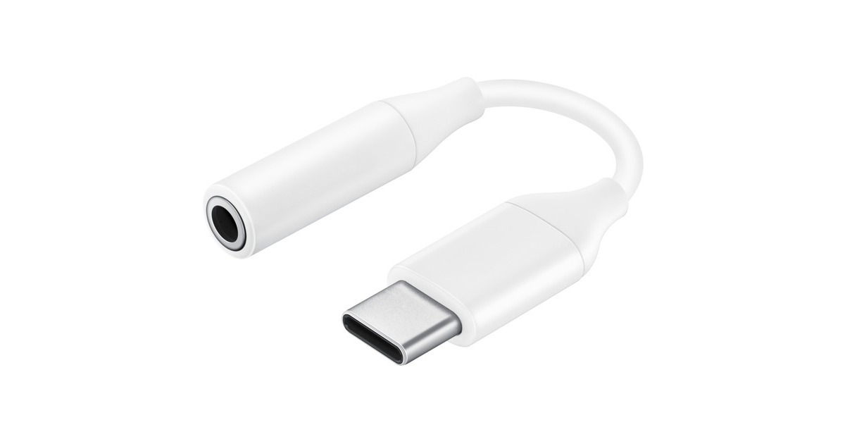 SAMSUNGUSB-C naar Headset Jack Adapter  (Wit)