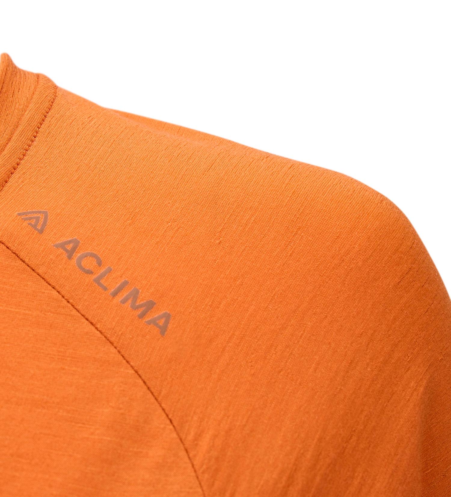 Aclima LightWool 140 Trail Tee Womens Apricot Orange