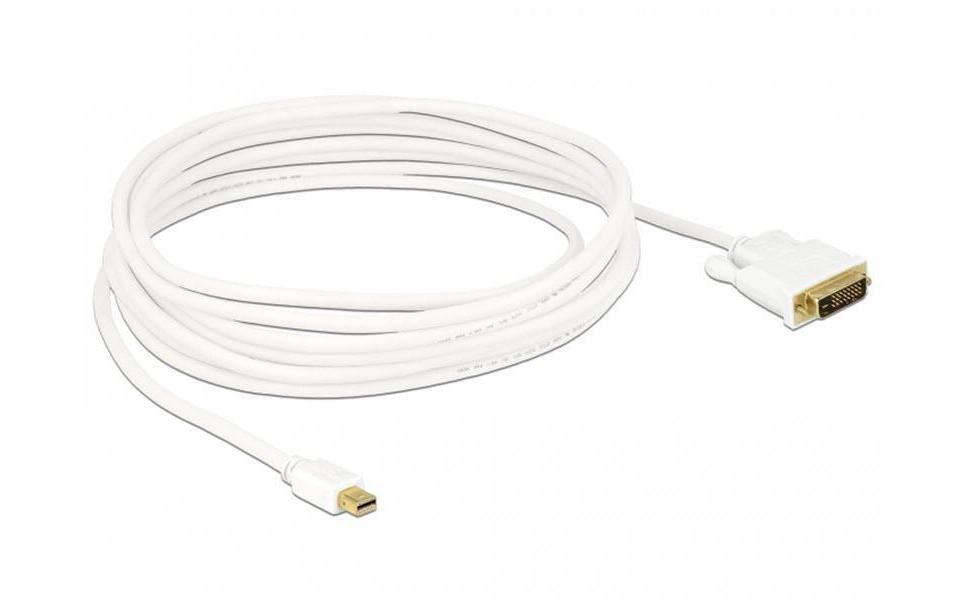 Kabel Mini-DisplayPort - DVI-D, 5 mMini DisplayPort Stecker zu DVI 24+1 Stecker, 5 m